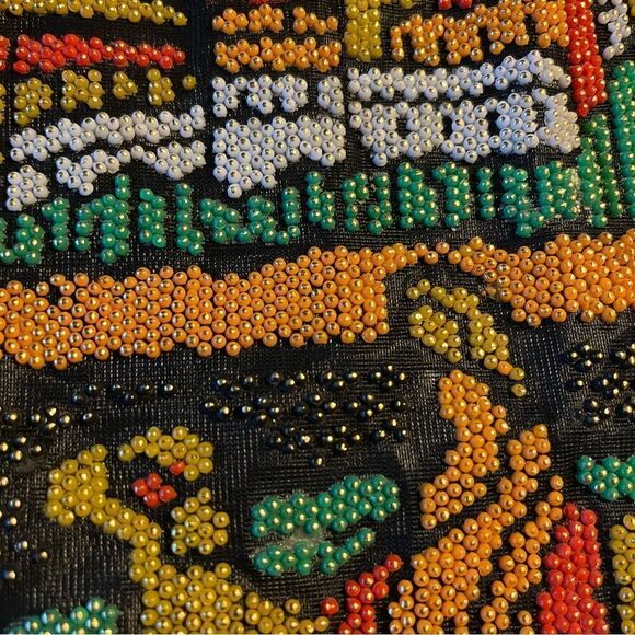 Jerusalem Beaded Tote Cinch Drawstring Bag - I love Jerusalem - Picture 8 of 8